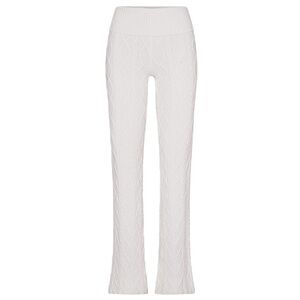 ivory SKIMS sweater knit straight leg pant